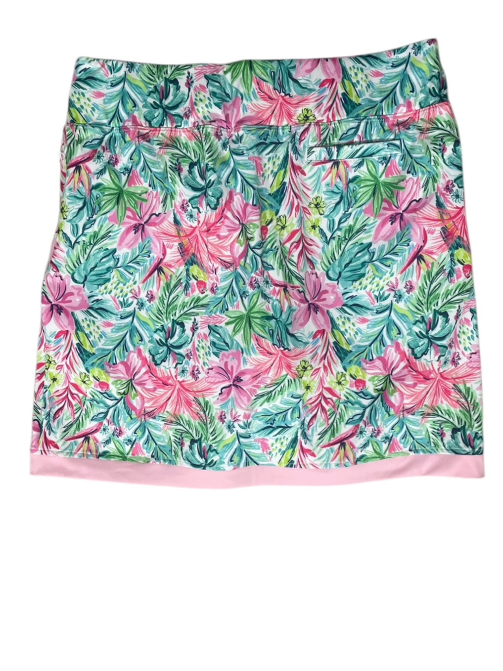 Stella Parker Tummy Control Side Split Floral Pink Athletic Skort (M) NWT - Picture 3 of 11